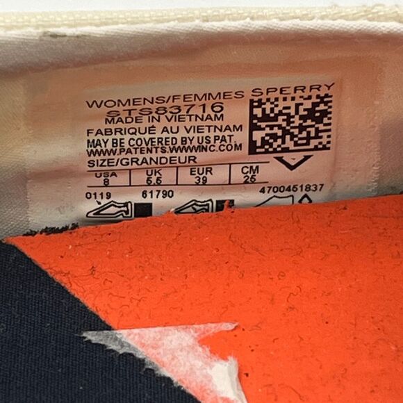 Sperry Slip-On Sneaker Shoes Houston Astros Baseball Women's Size 8 - Picture 10 of 10